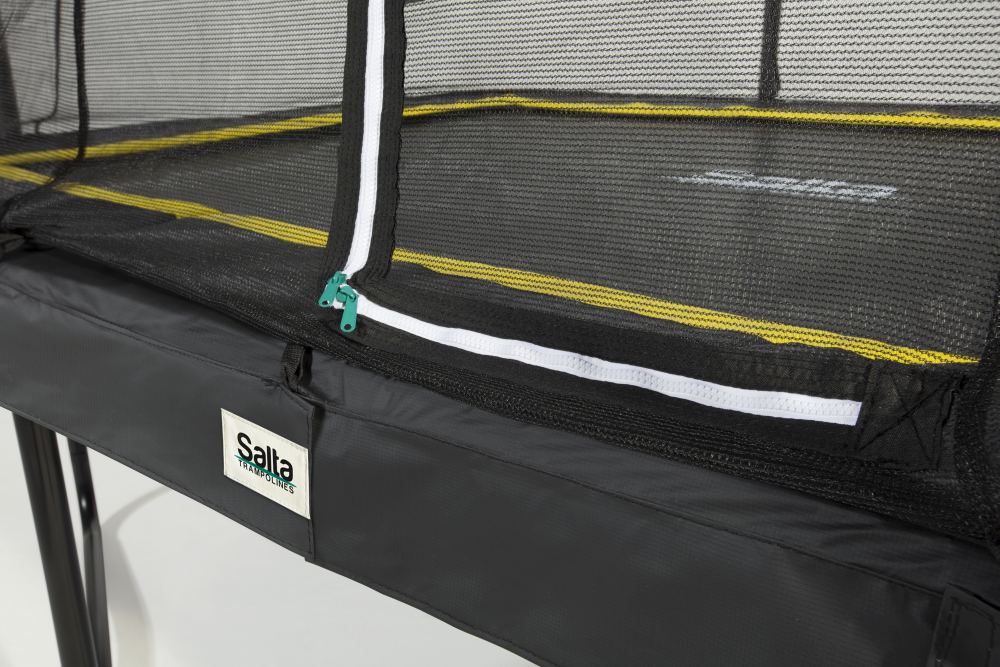 Salta Trampoline Comfort Edition 214x305cmSchwarz mit Sicherheizsnetz